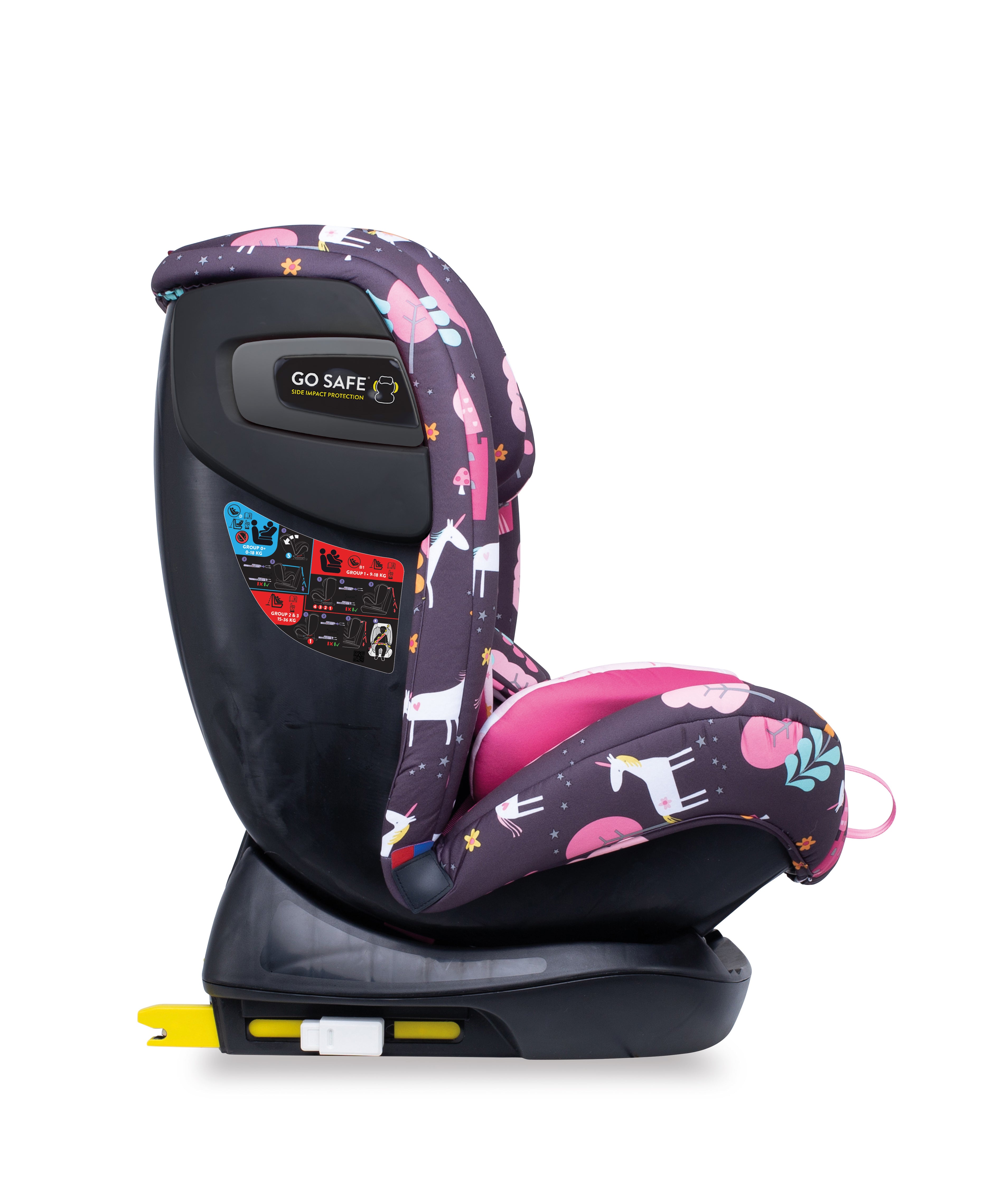 cosatto unicorn car seat isofix