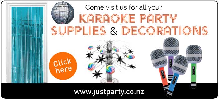 Karaoke party supplies and Decorations NZ