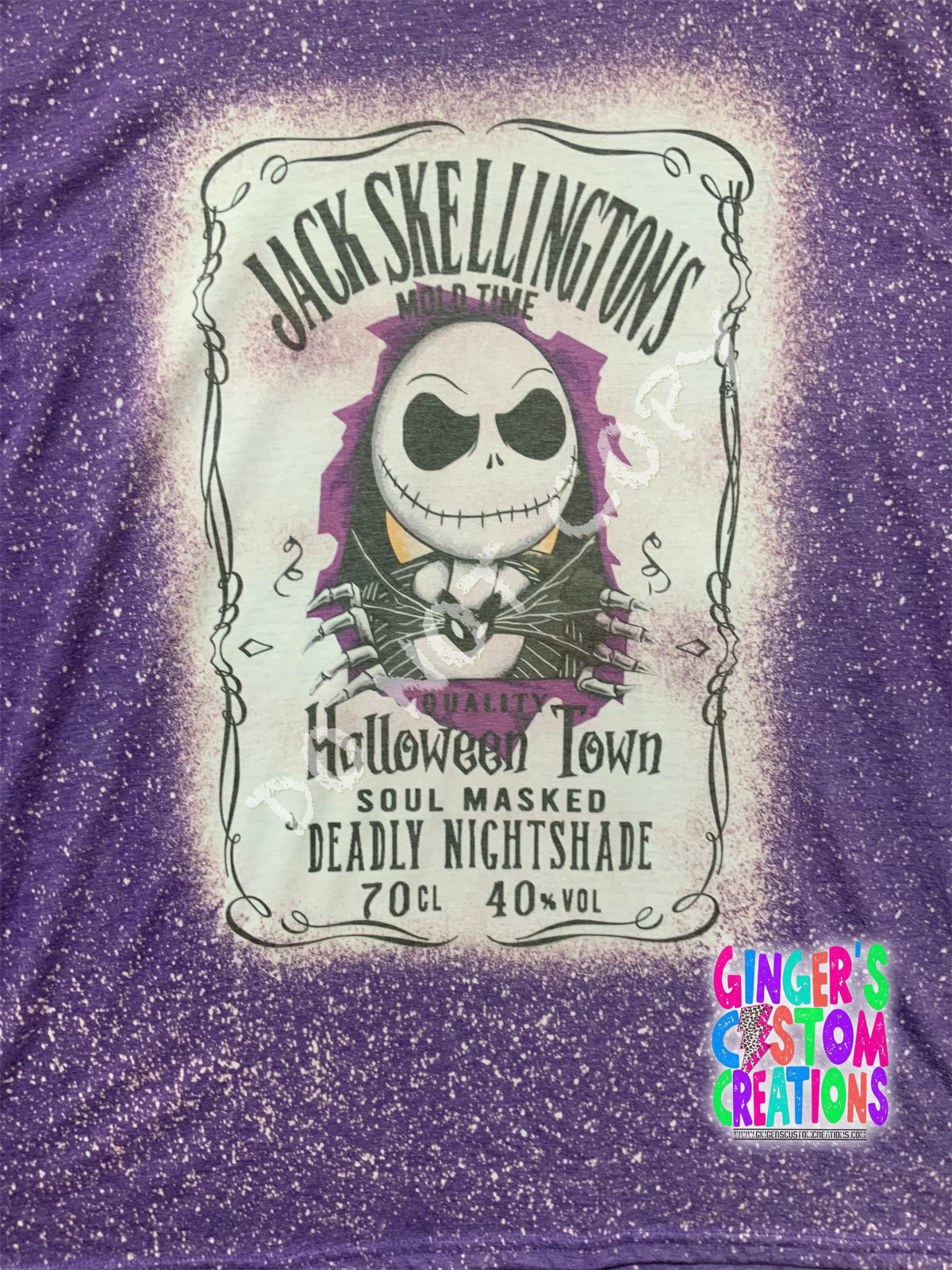 DEADLY NIGHTSHADE BLEACHED TSHIRT