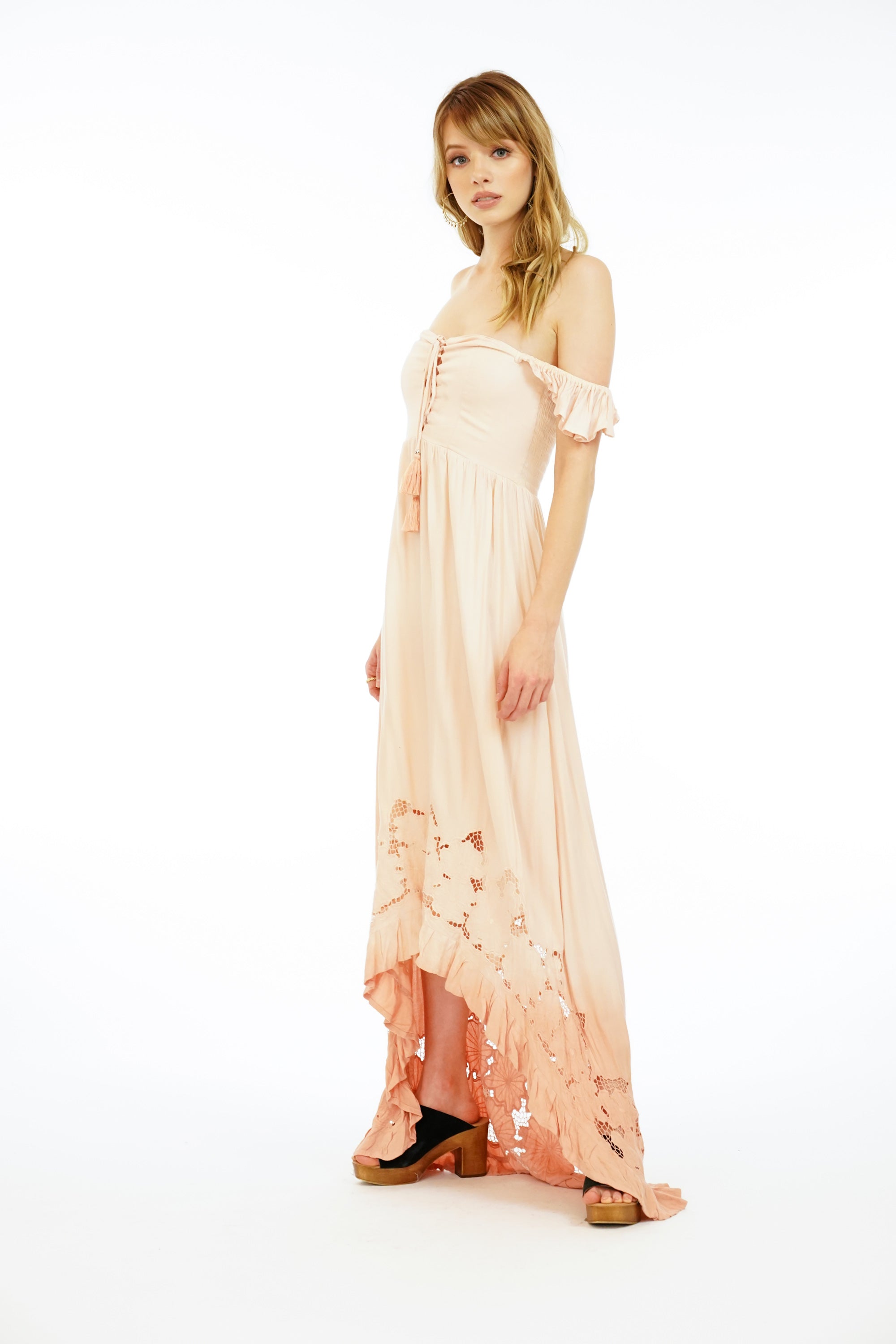 Mia Maxi Dress Embroidered