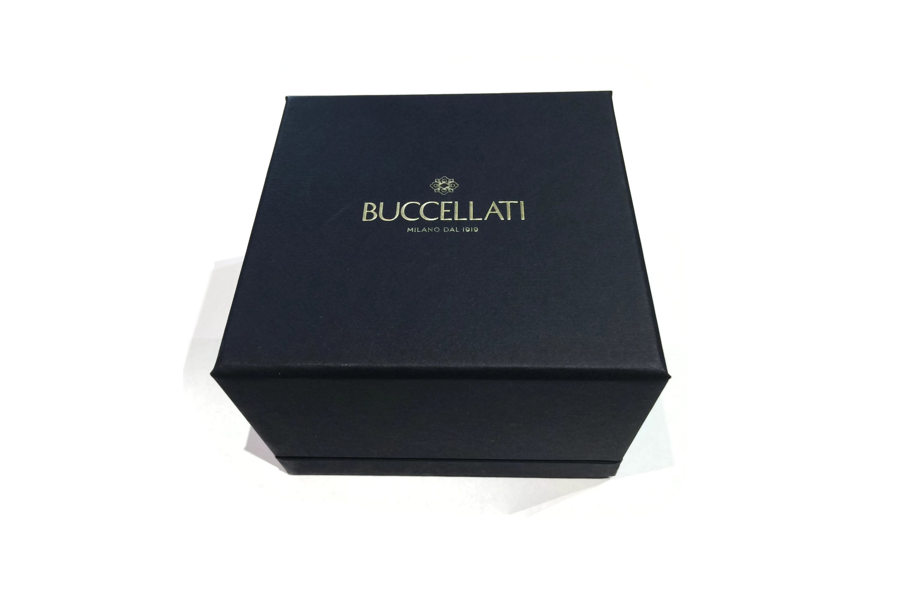 Buccellati - Macri Classica - Cuff Bracelet with Diamonds, 18k Black G ...