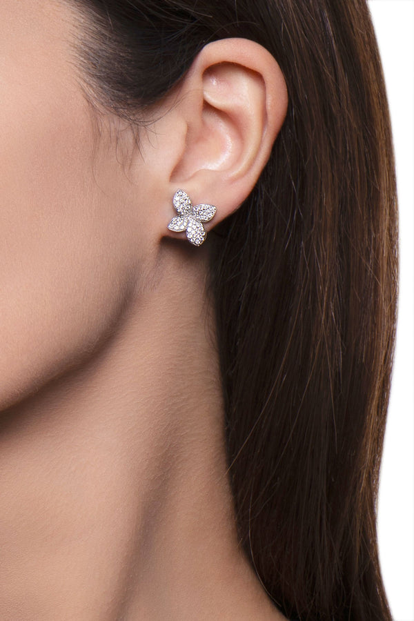 Pasquale Bruni Petit Garden small flower diamonds earrings – Wamada  Jewellery