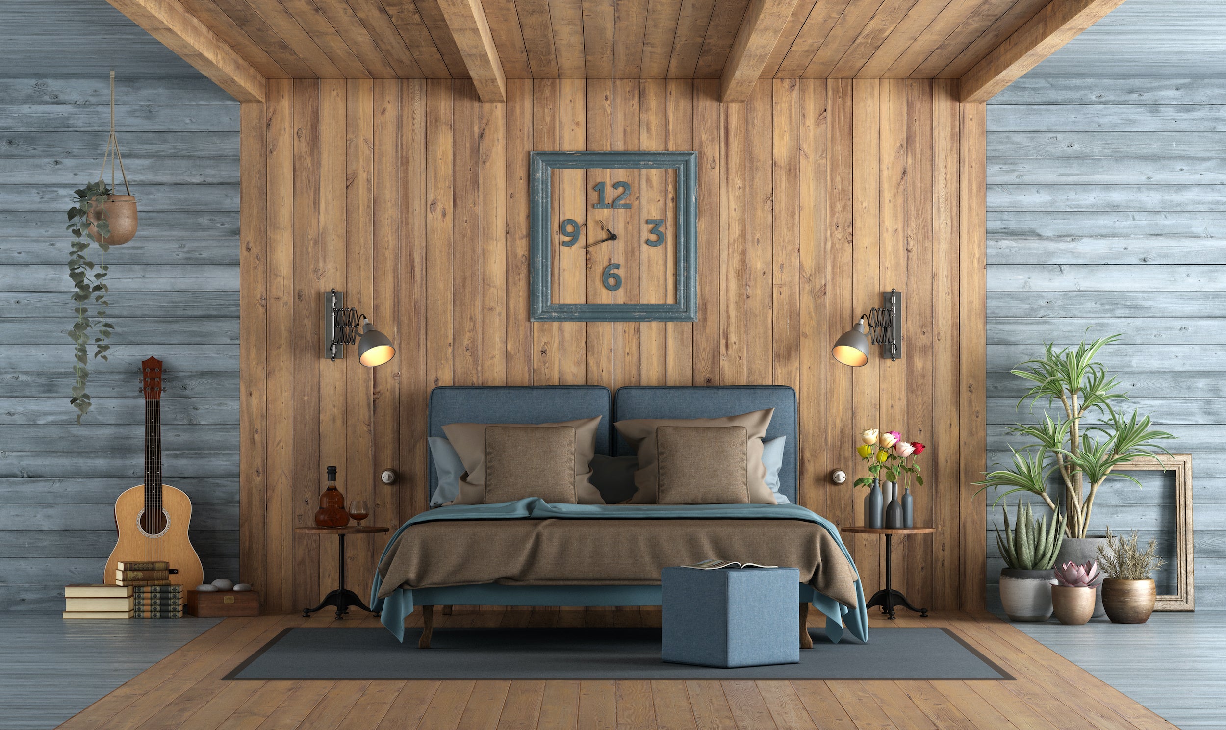 slaapkamerinspiratie kleur bruin Casa Dormi
