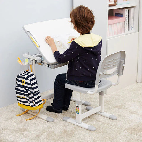 desky kids adjustable desk and chair set