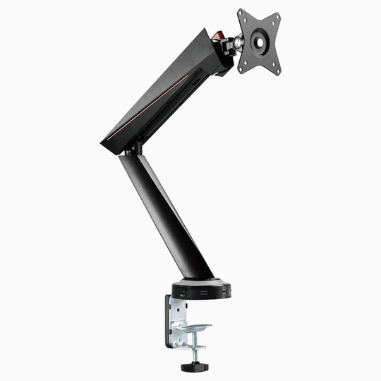 Desky Single LED Gaming Monitor Arm Image 1