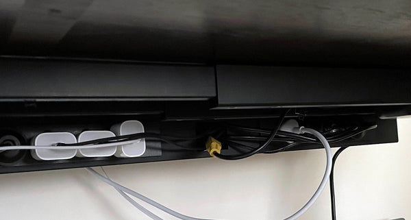 Desk Cable Management Tray Under Table Socket Hang Holder Power
