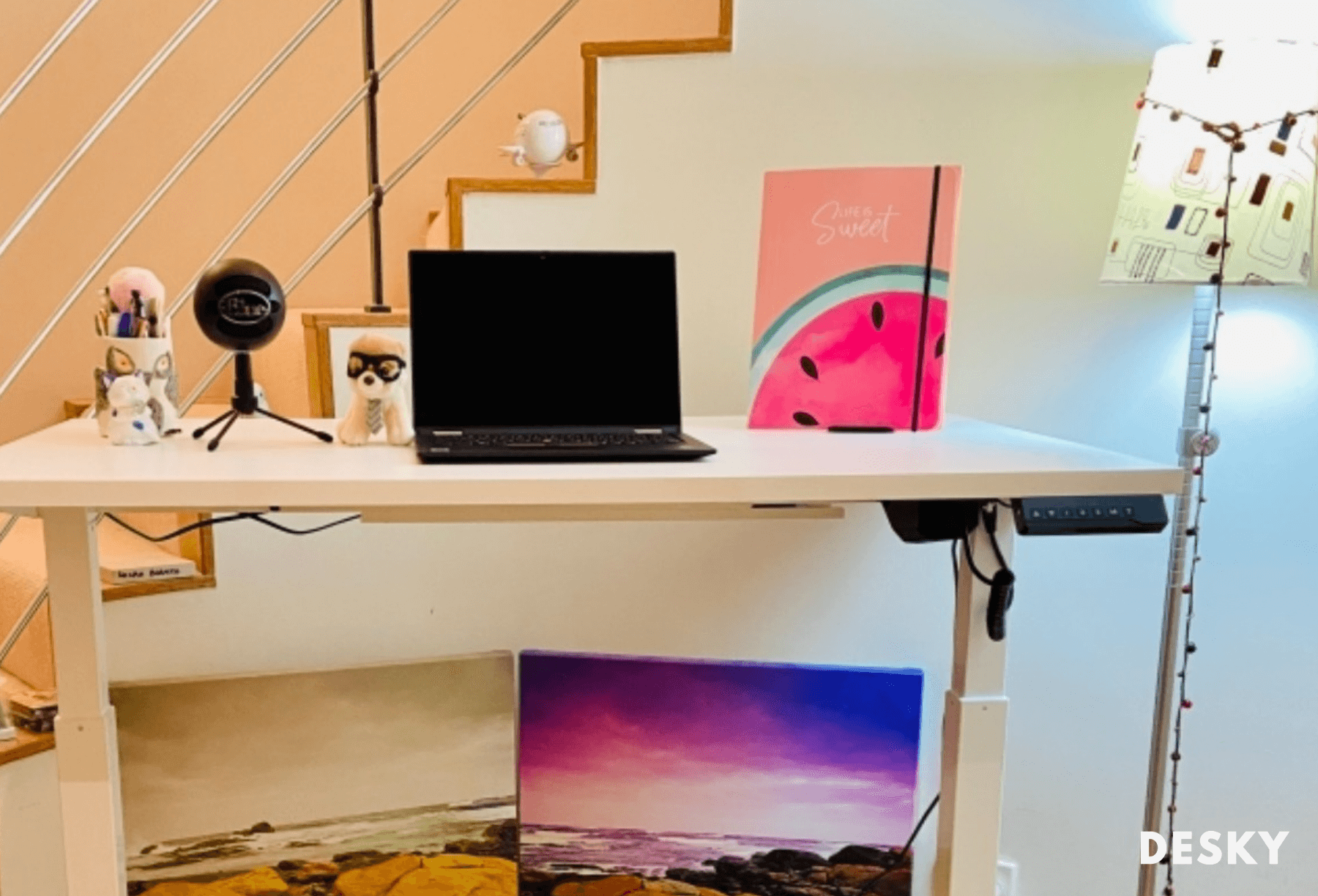 Single Sit Stand Computer Standing desk