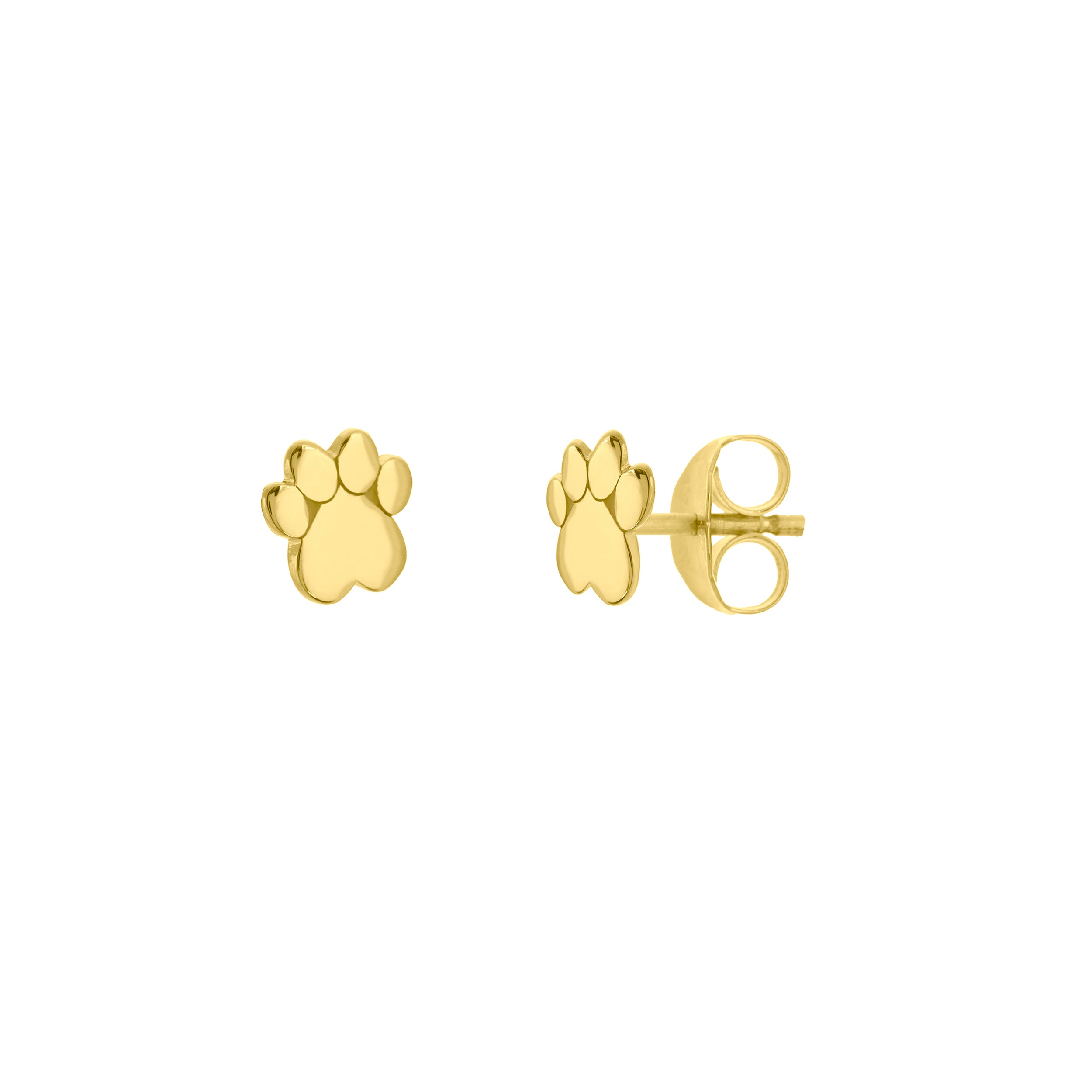 Dog Paw Print Stud Earrings – Smyth Jewelers