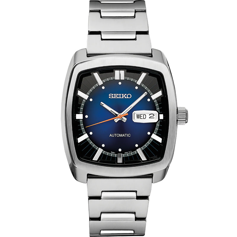 Seiko Recraft 40mm Automatic Square Dial Series Blue/Black Stainless –  Smyth Jewelers