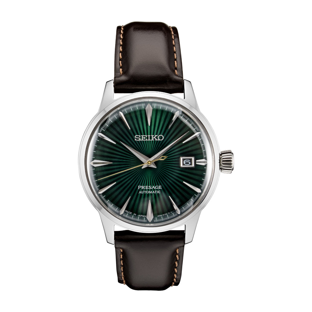 Seiko Presage Collection Green Pressed Pattern Automatic SRPD37 – Smyth  Jewelers