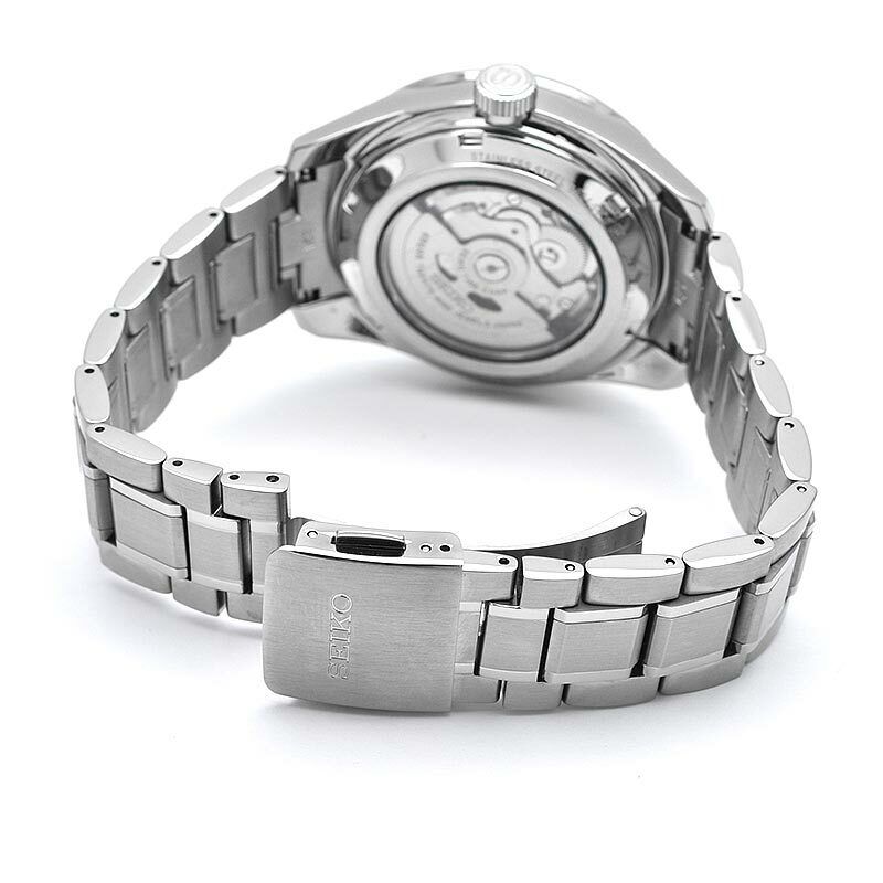 Seiko Presage Sharp-Edged Series GMT Black Dial SPB221 – Smyth Jewelers
