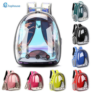 Free shipping Cat bag Breathable Portable Pet Carrier Bag Outdoor Travel backpack for cat and dog Transparent Space pet Backpack - WagginWonders