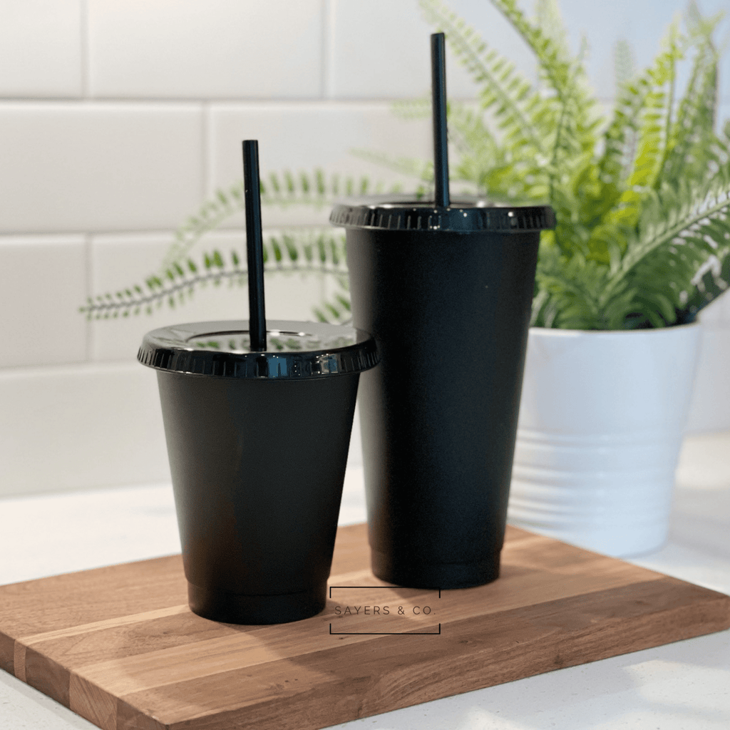 Starbucks Color Changing Plastic Drinking Black Label Cup With Clear  Cylindrical Lid And Straw 24oz/710ml From Welcome_dh520, $1.81