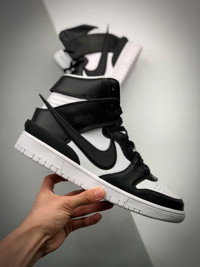 nike dunk high ambush black and white