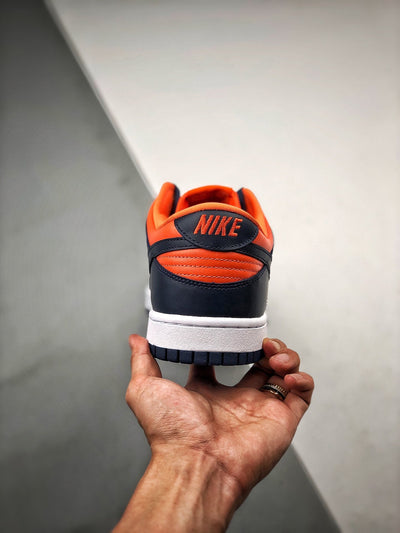 nike dunk low university orange marine