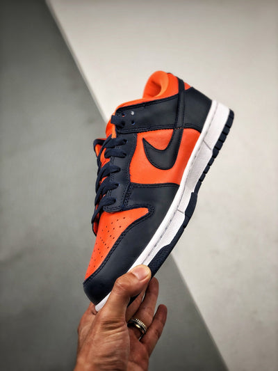 nike dunk low university orange marine