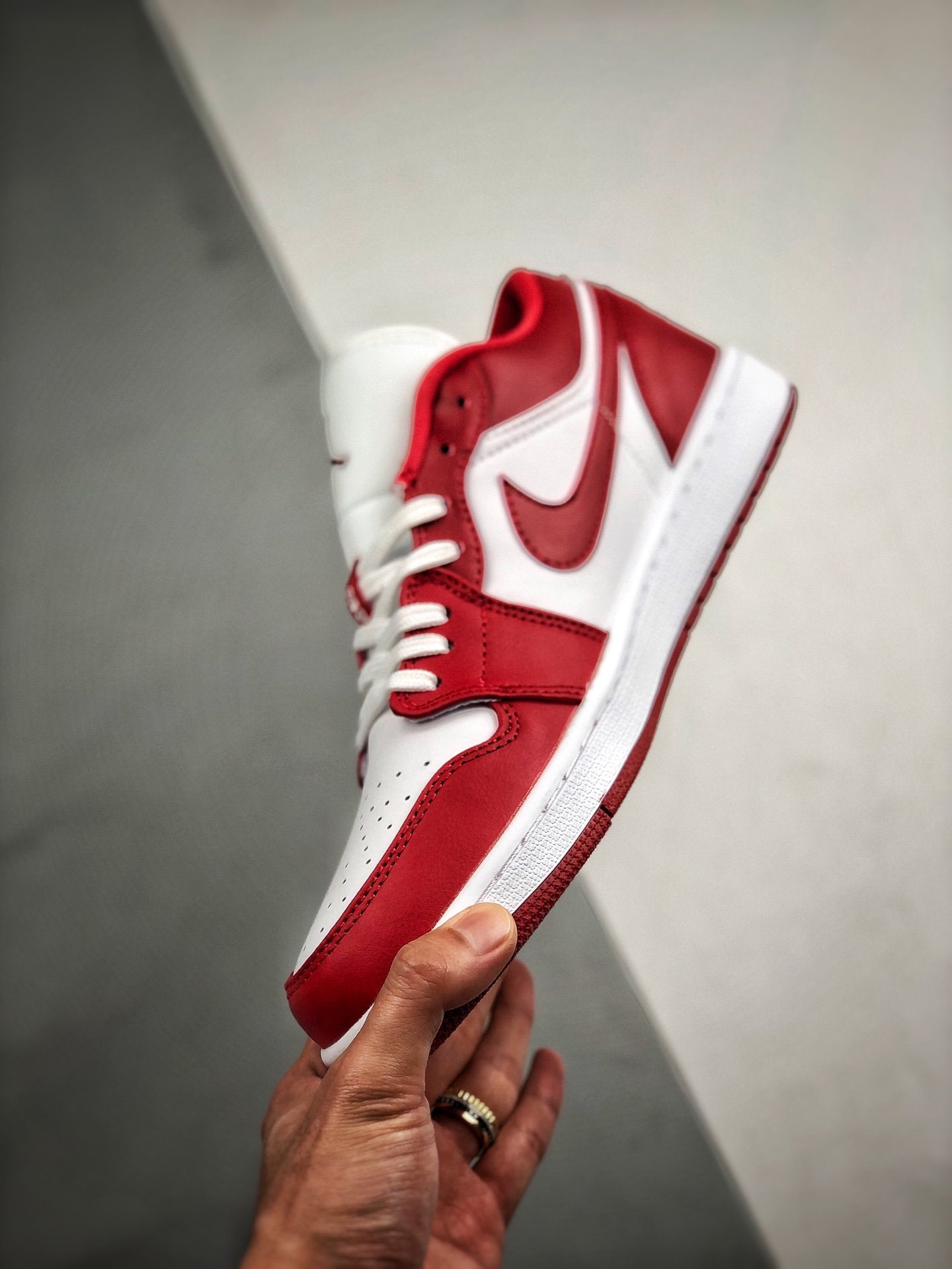 nike red metallic