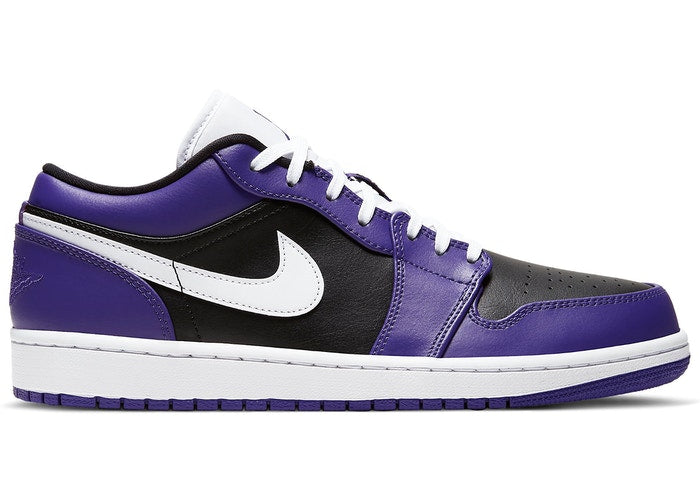 nike jordan 1 purple and black