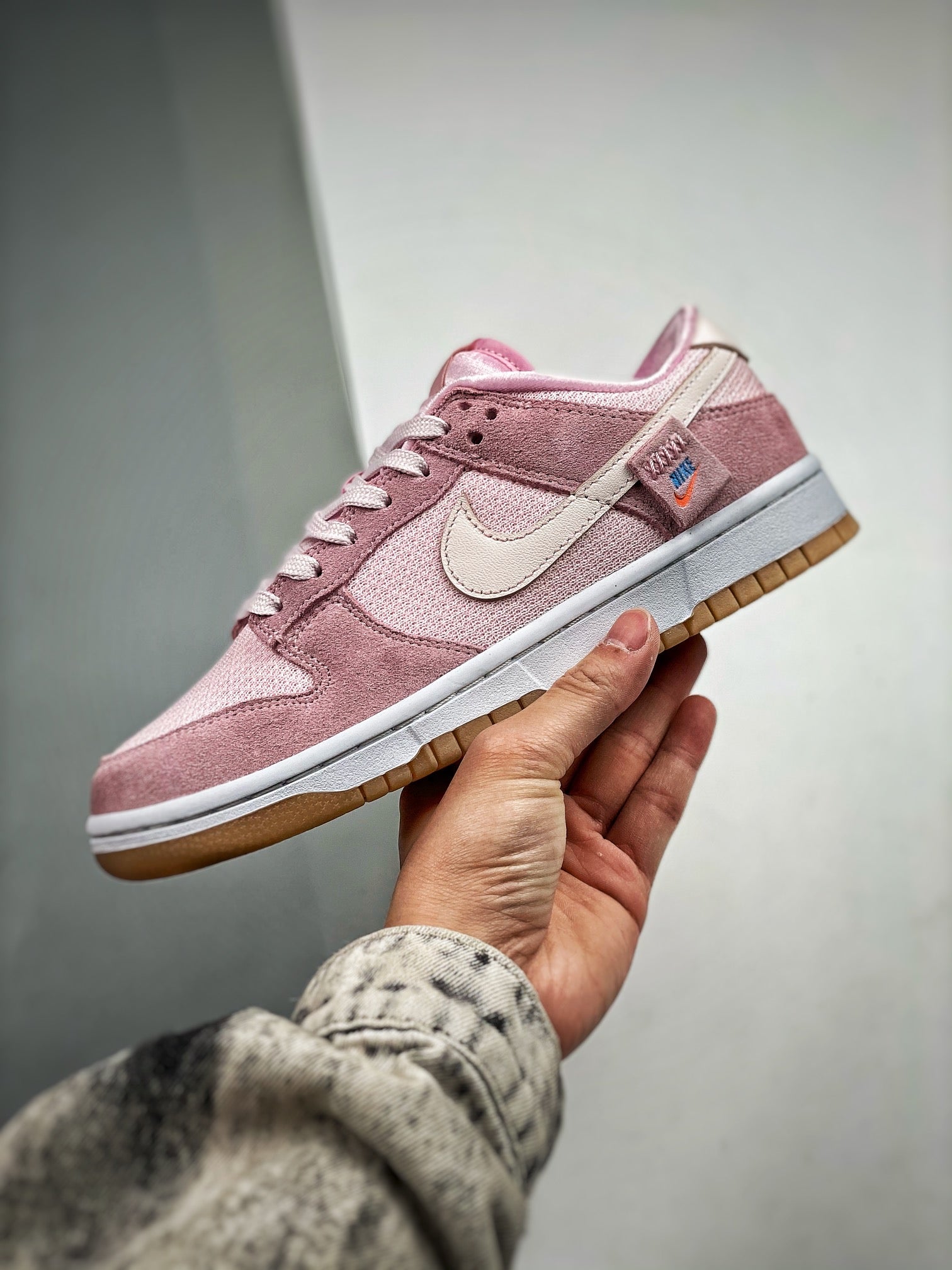 nike dunks teddy bear pink