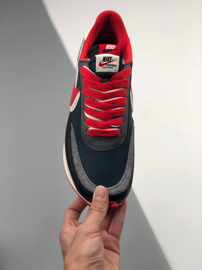 sacai nike waffle red