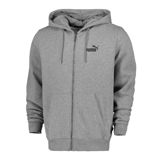 grey and white puma hoodie