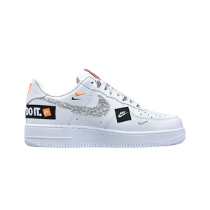 white nike air force 1 just do it