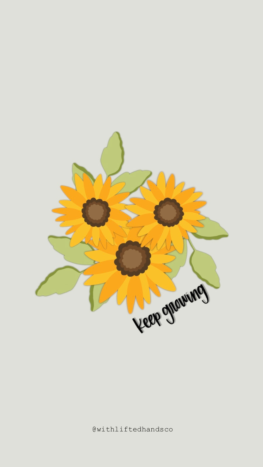 Sunflower phone wallpapers by with lifted hands co