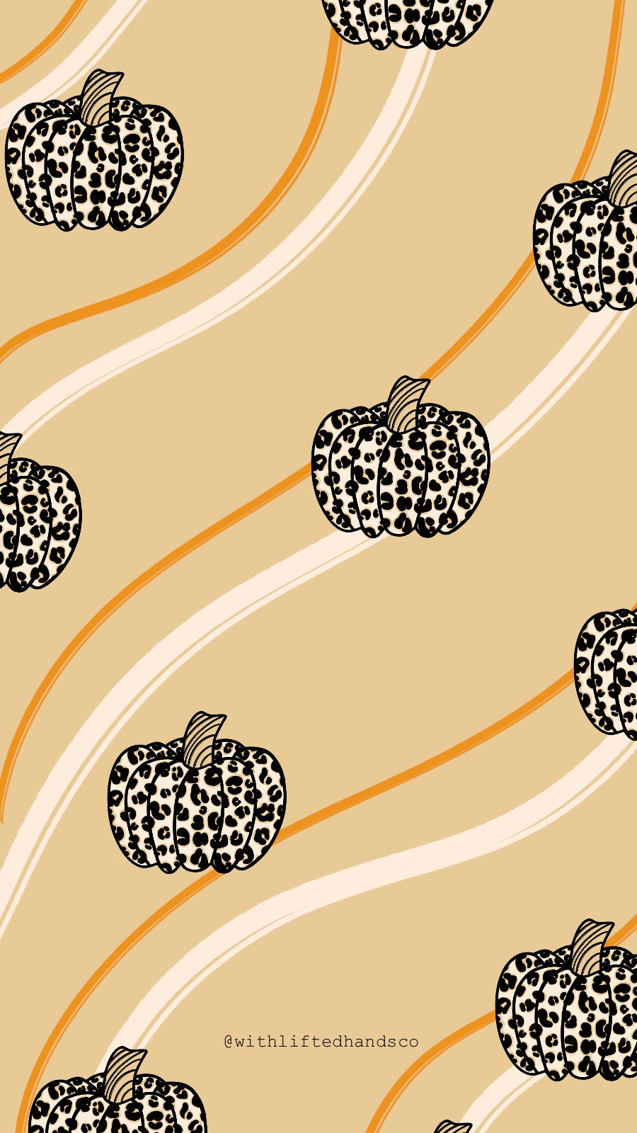 Leopard pumpkin phone wallpapers by with lifted hands co