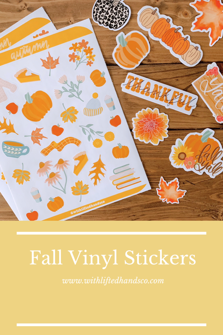Fall vinyl stickers 
