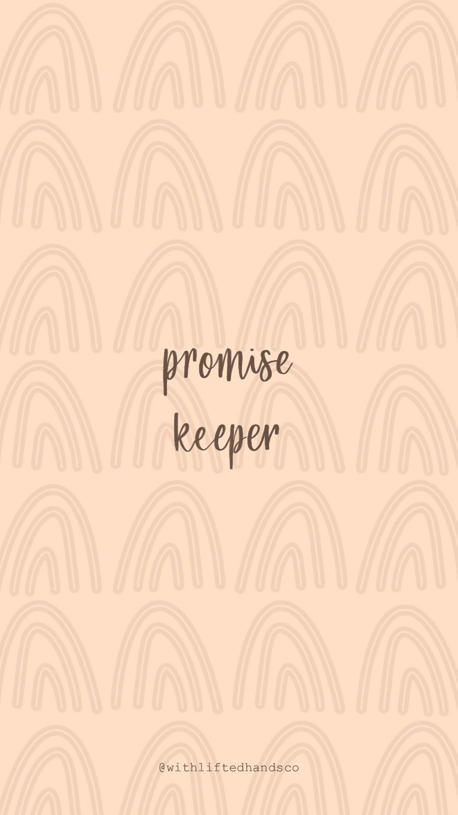 Promise keeper Christian wallpaper with rainbows