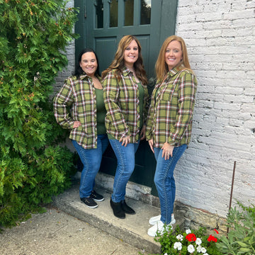 Pick Your Plaid Button-Down Top