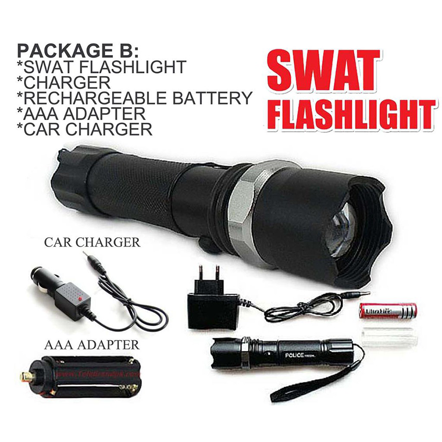 flashlight swat multifunction