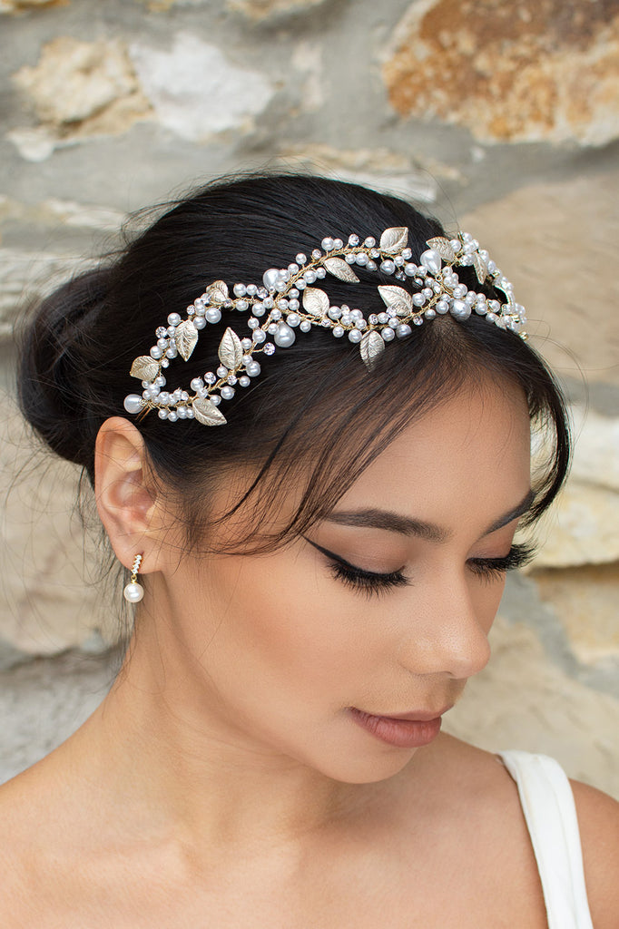  WONRLUA Wedding Headpiece for Bride, Bridal Headband