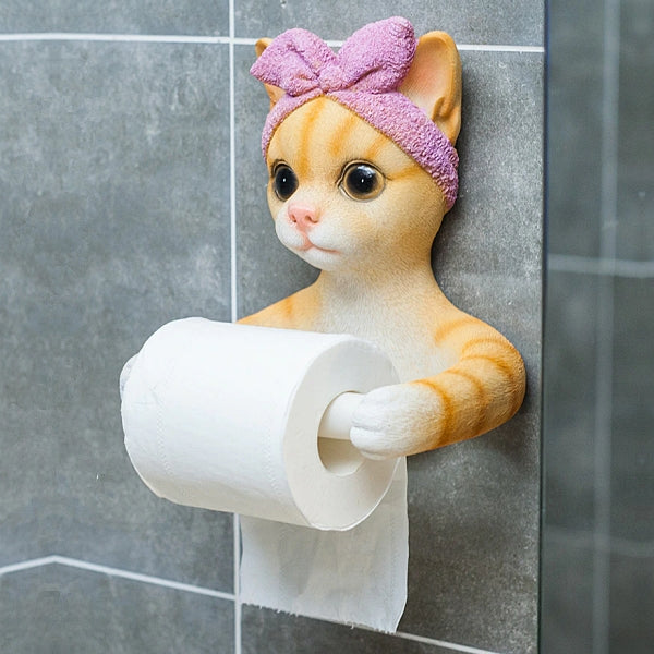 Porte Papier Toilette Original Madame Chat Lepetitcoindesign Com