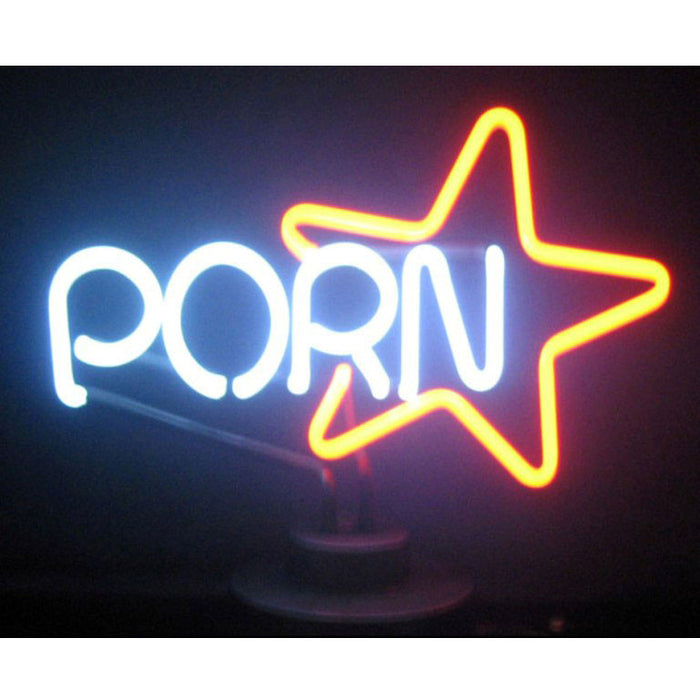 Porn Man Cave - Porn Star Neon Sculpture