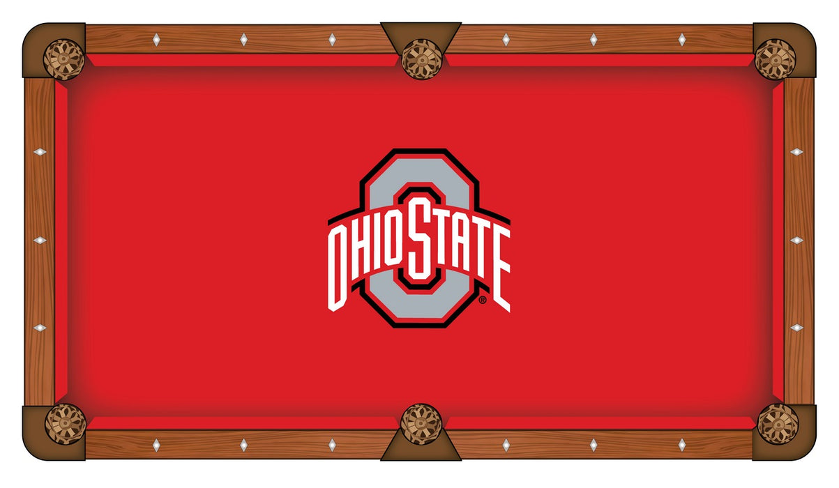 Ohio State University Custom Pool Table Cloth