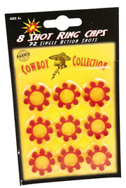 8 Shot Ring Caps Refill 72 Shots for Toy Cap Gun