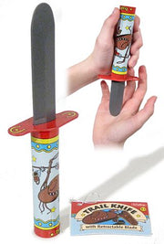 Cowboy Trail Knife Trick Tin Toy | poptoptoys.