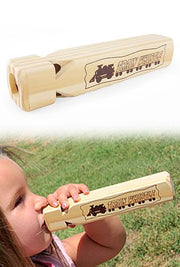 Wood Train Whistle Large Deluxe | poptoptoys.