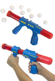 Pop Shot Ball Shooter Blue Red | poptoptoys.