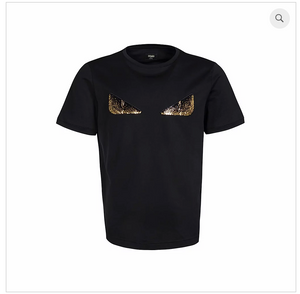 black and gold fendi shirt