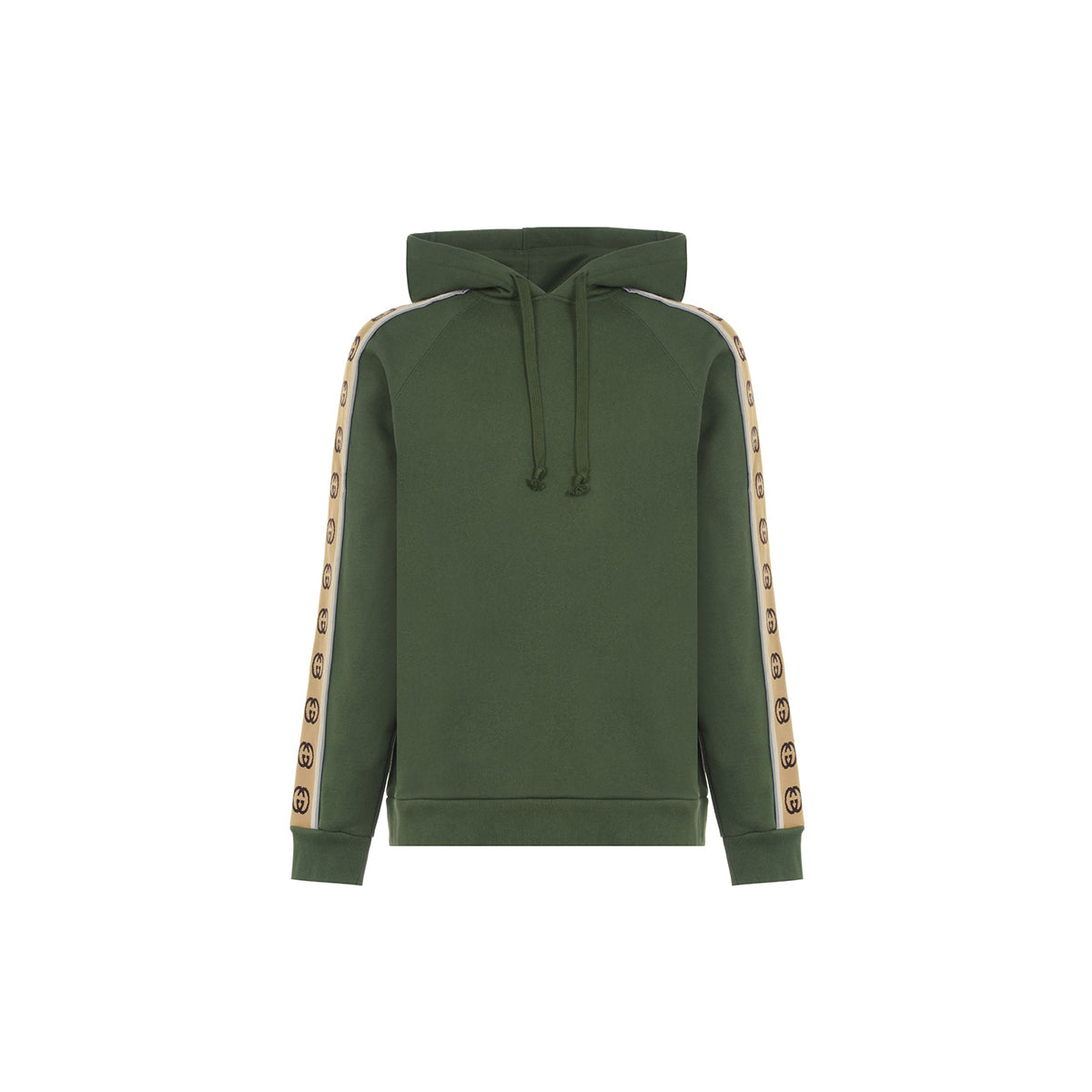 Gucci GG Reflective Tape Hoodie Green 