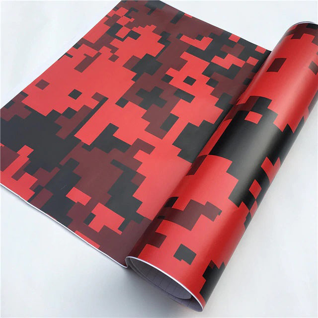 Covering Camouflage Digital  Rouge  PASSION MILITAIRE 