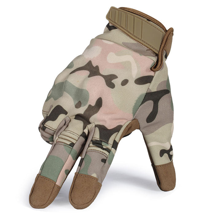 Gants professionnels camouflage militaire Logica JAGUAR en nylon