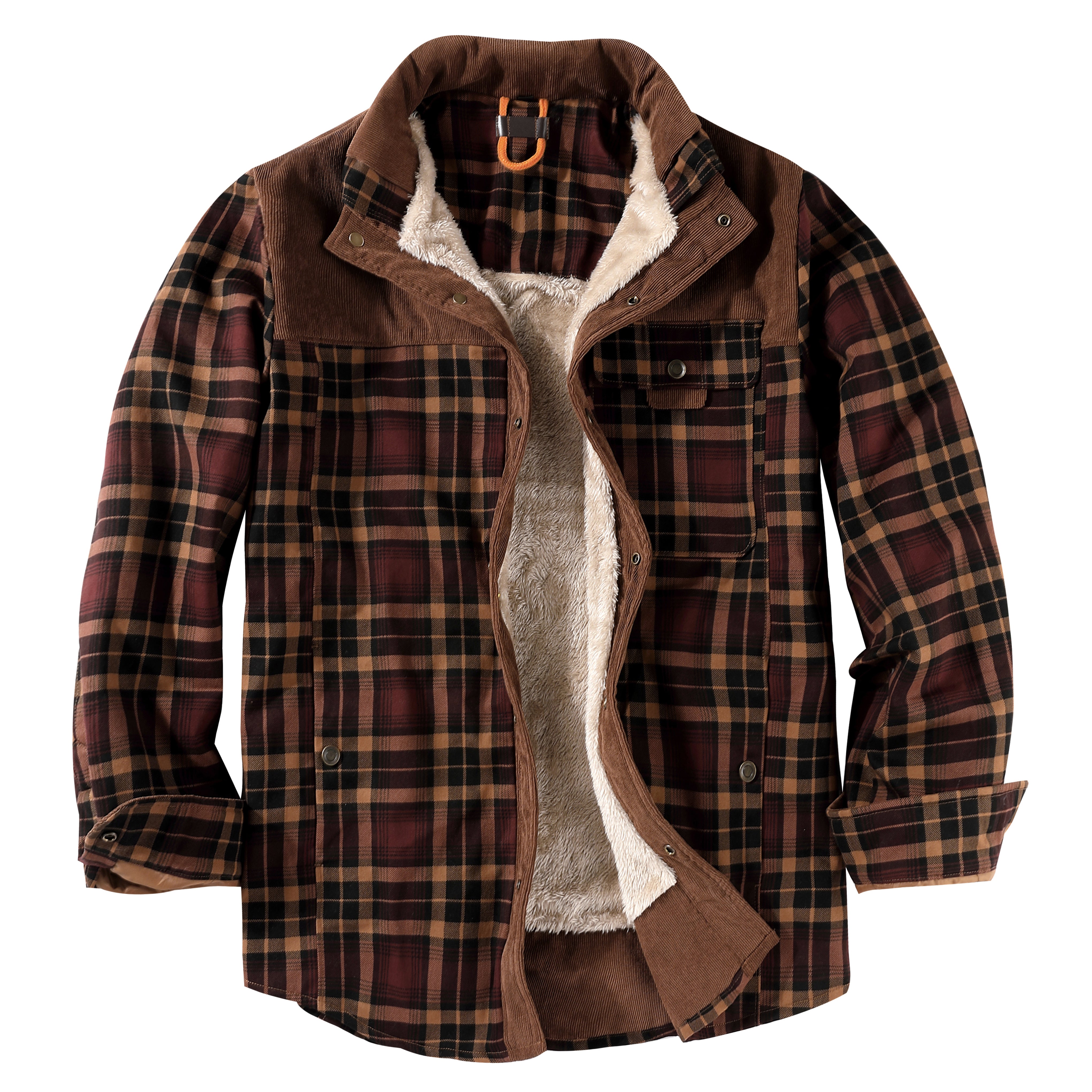 Mr.Stream Men's Corduroy Plaid Shirt Jacket – Mr.Stream®