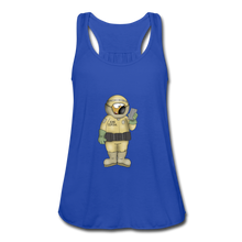 Load image into Gallery viewer, Bomb Disposal - Women&#39;s Flowy Tank Top by Bella - royal blue
