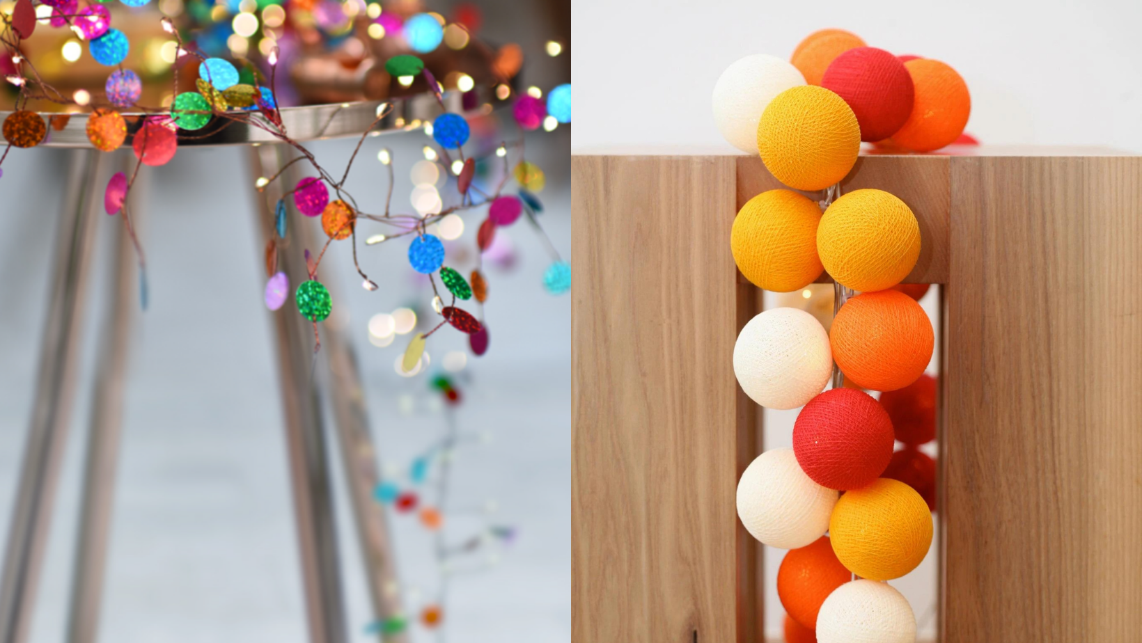 Multicoloured light chains