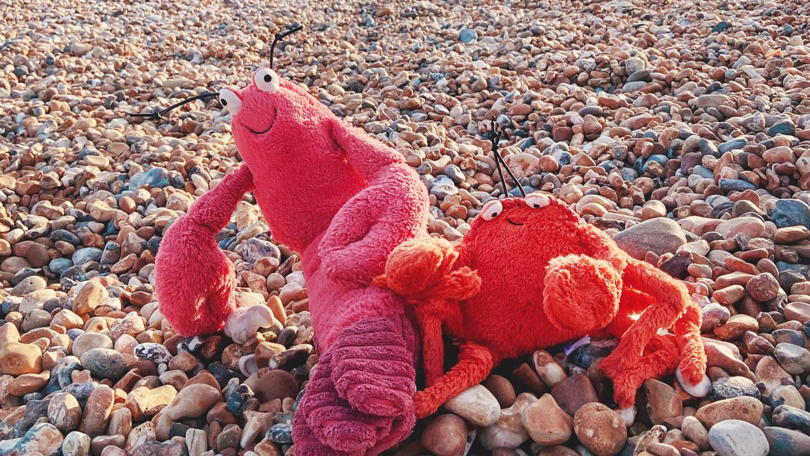 Jellycat Larry Lobster, Jellycat Crispin Crab