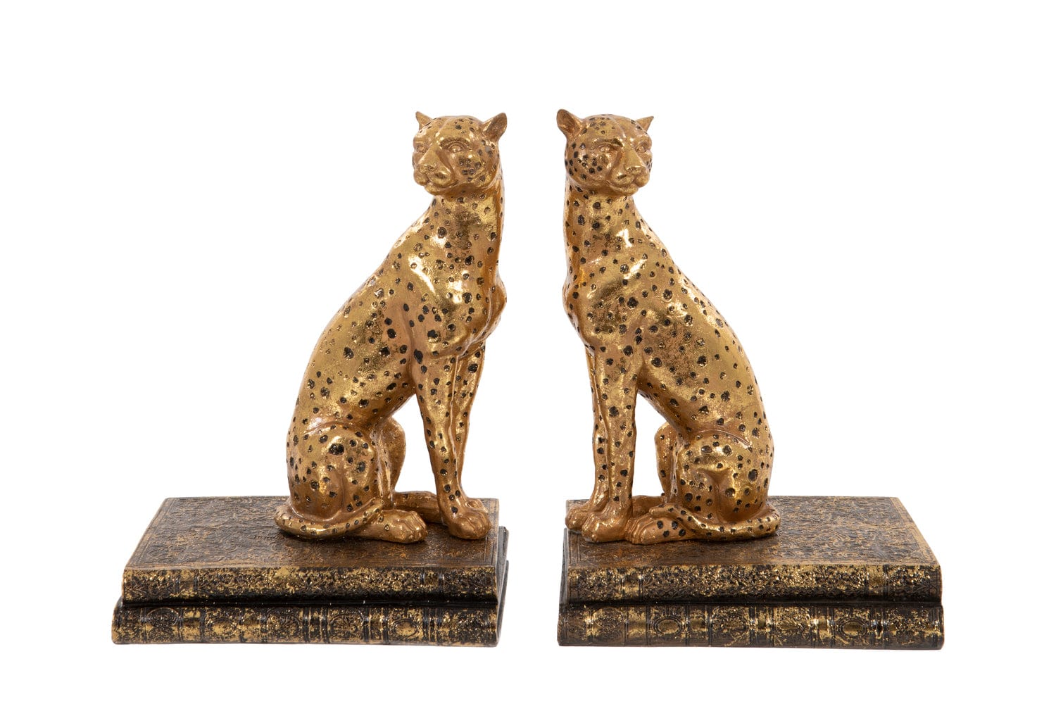 Set of 2 Cheetah Ornaments