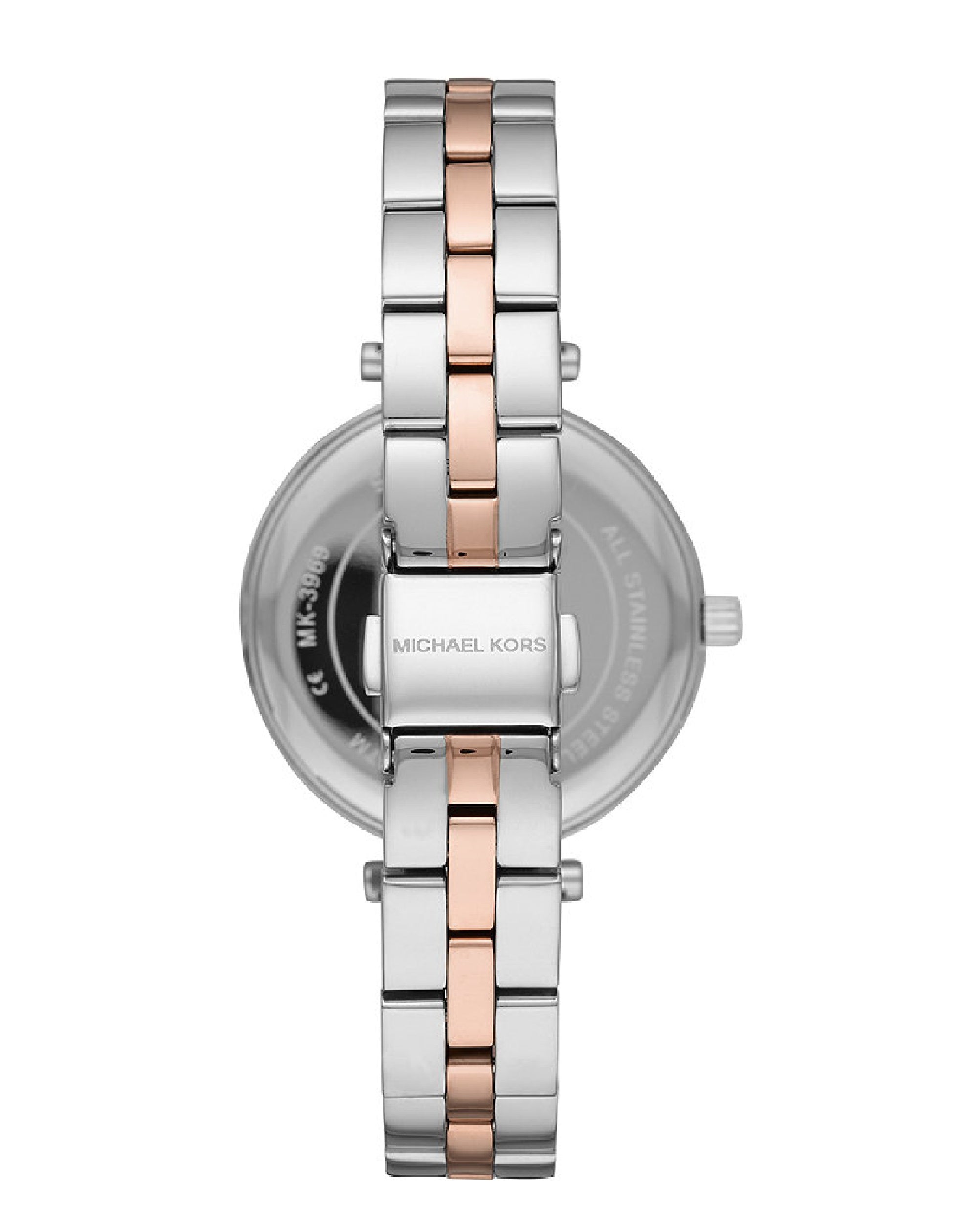 michael kors maci two tone watch